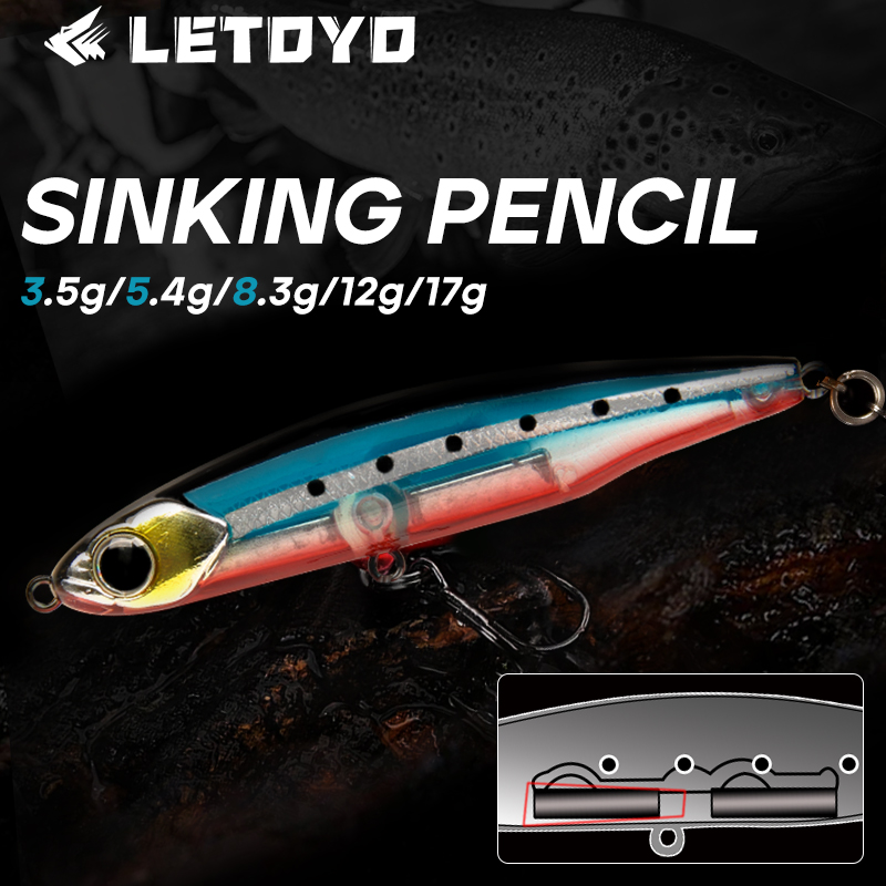 Fishing Equipment Deals - Letoyo afundando lápis 17g 12g-3.5g isca