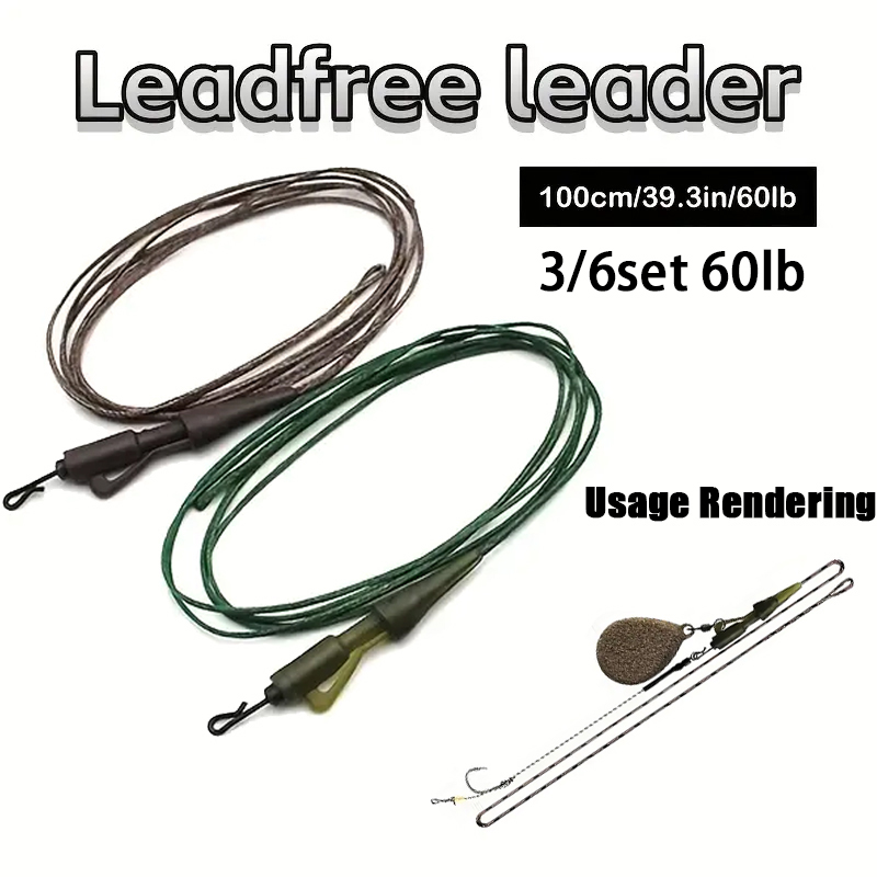 Braided Fishing Line - 3/6pc carpa linha de pesca pronto