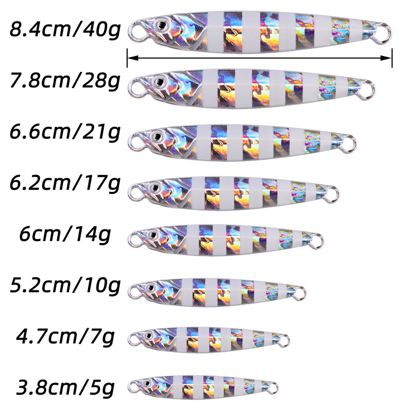 10 pçs gabarito de metal 7g 10 - Fishing Equipment Deals avaliação e preço