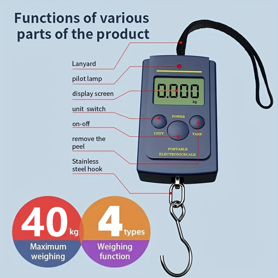 40kg multifuncional mini eletr - Fishing Equipment For Beginners avaliação e preço