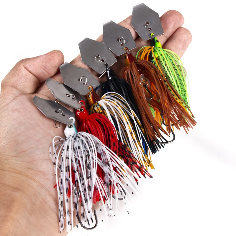 6 pçs/set chatterbait iscas de - Fishing Equipment Deals avaliação e preço