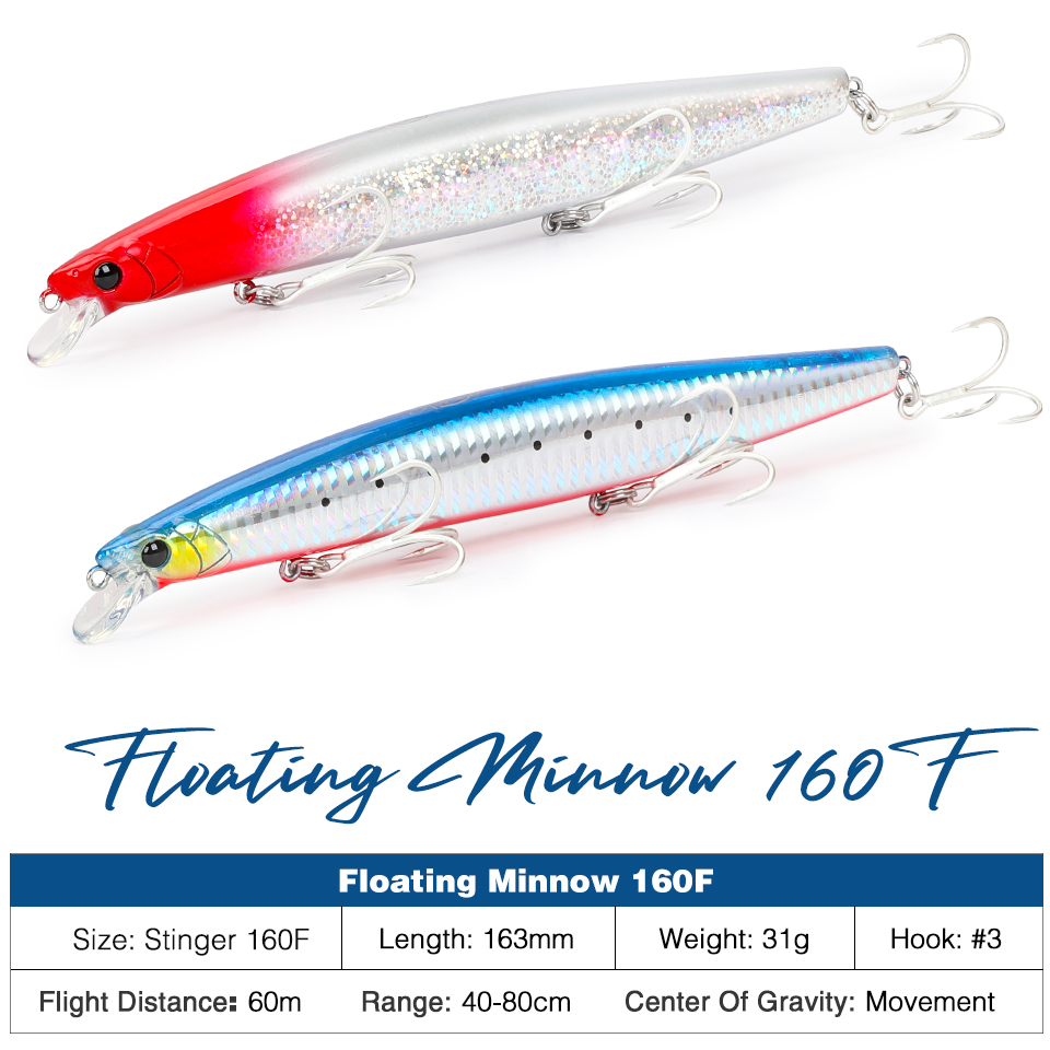 Tsurinoya 160f flutuante minno - Fishing Equipment Deals avaliação e preço