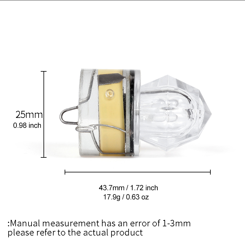 10 pçs led lâmpada de pesca su - Fishing Equipment Used avaliação e preço