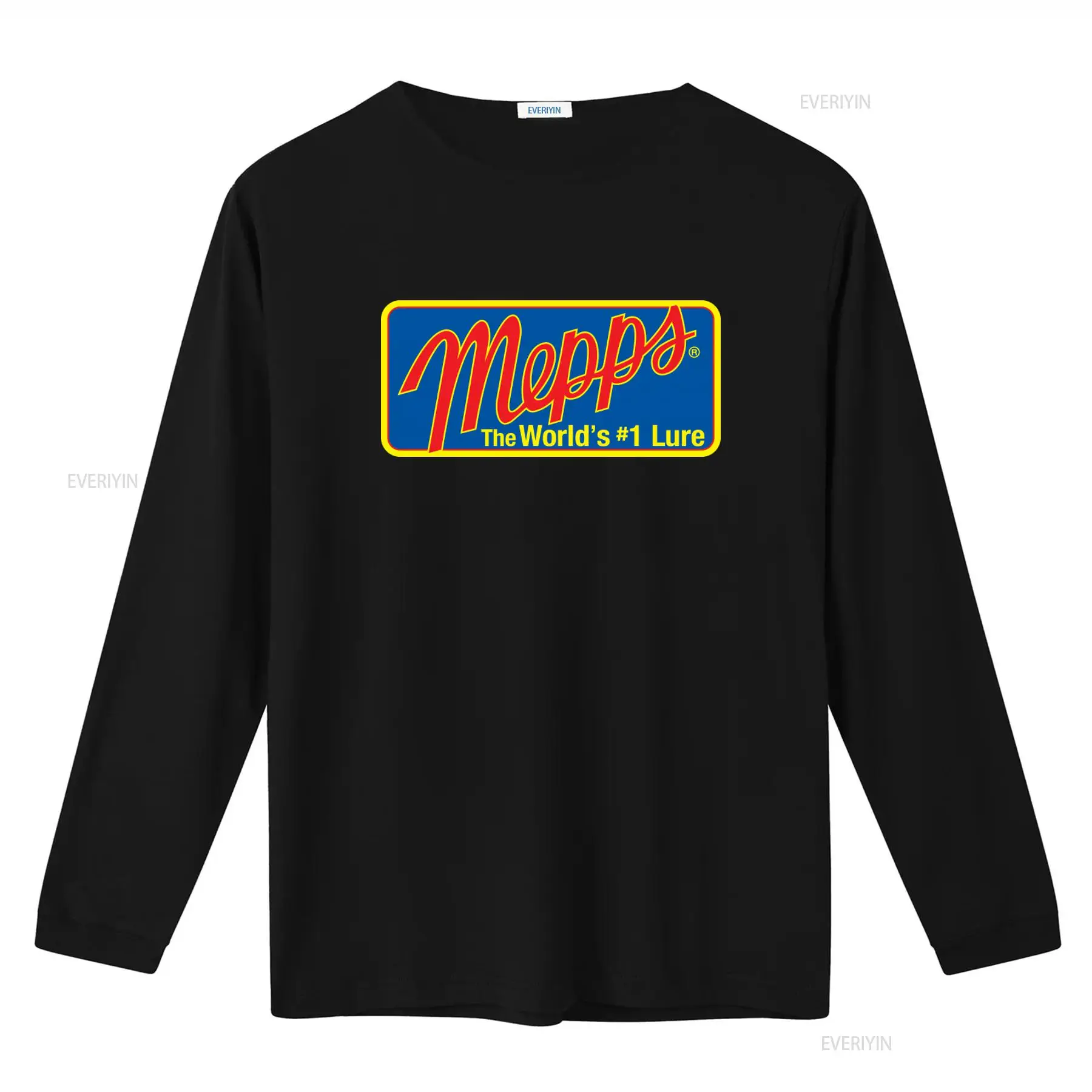 Camiseta com logotipo Mepps Fi - Fishing Lure avaliação e preço