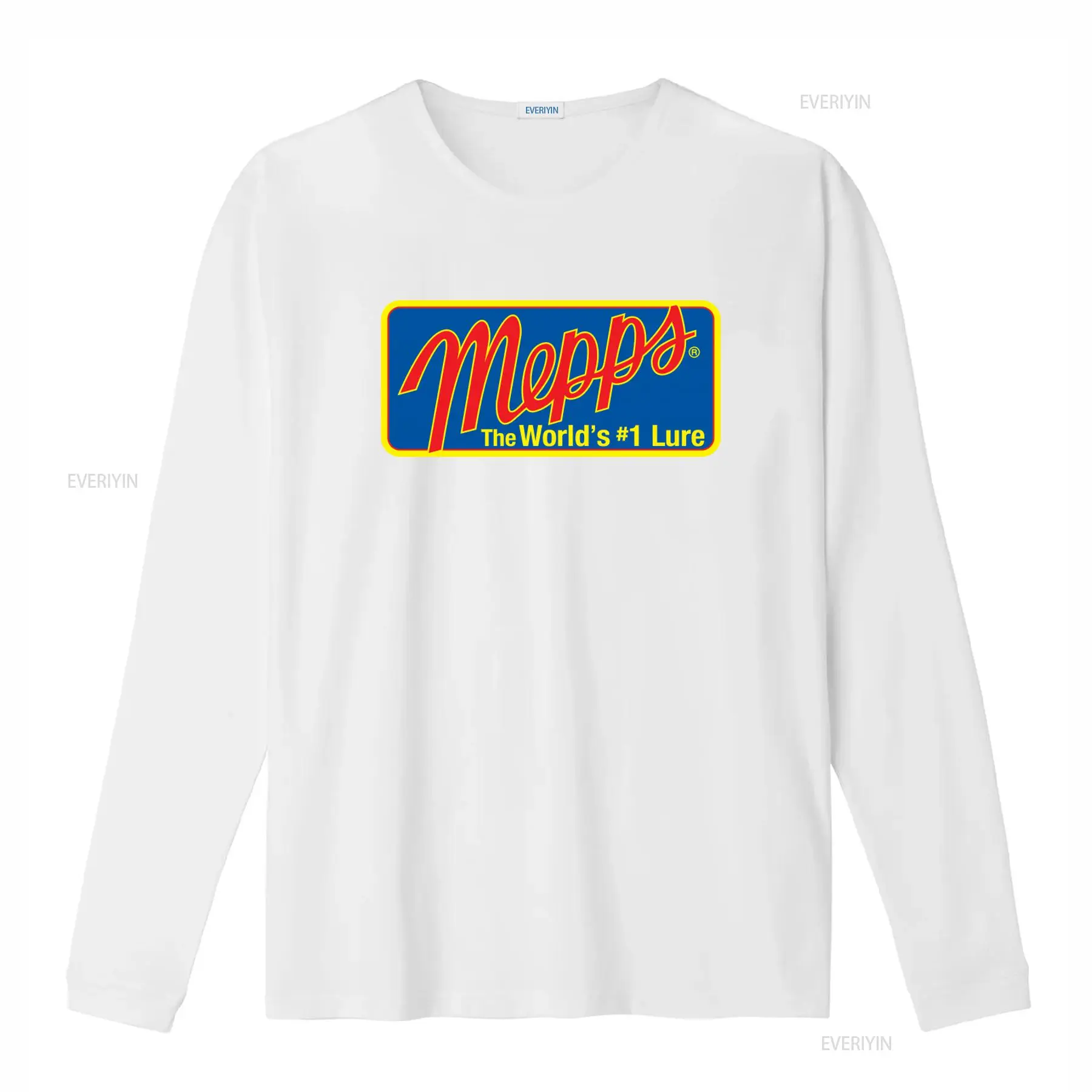 Camiseta com logotipo Mepps Fi - Fishing Lure avaliação e preço