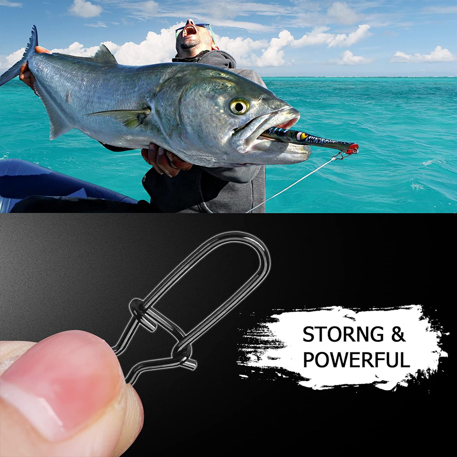 50 pçs crankbait snaps de aço  - Fishing Equipment Used avaliação e preço
