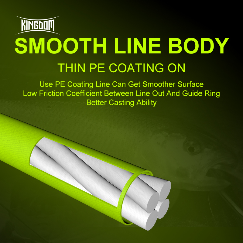 Kingdom LINHA PLANTE Super Fin - Braided Fishing Line avaliação e preço