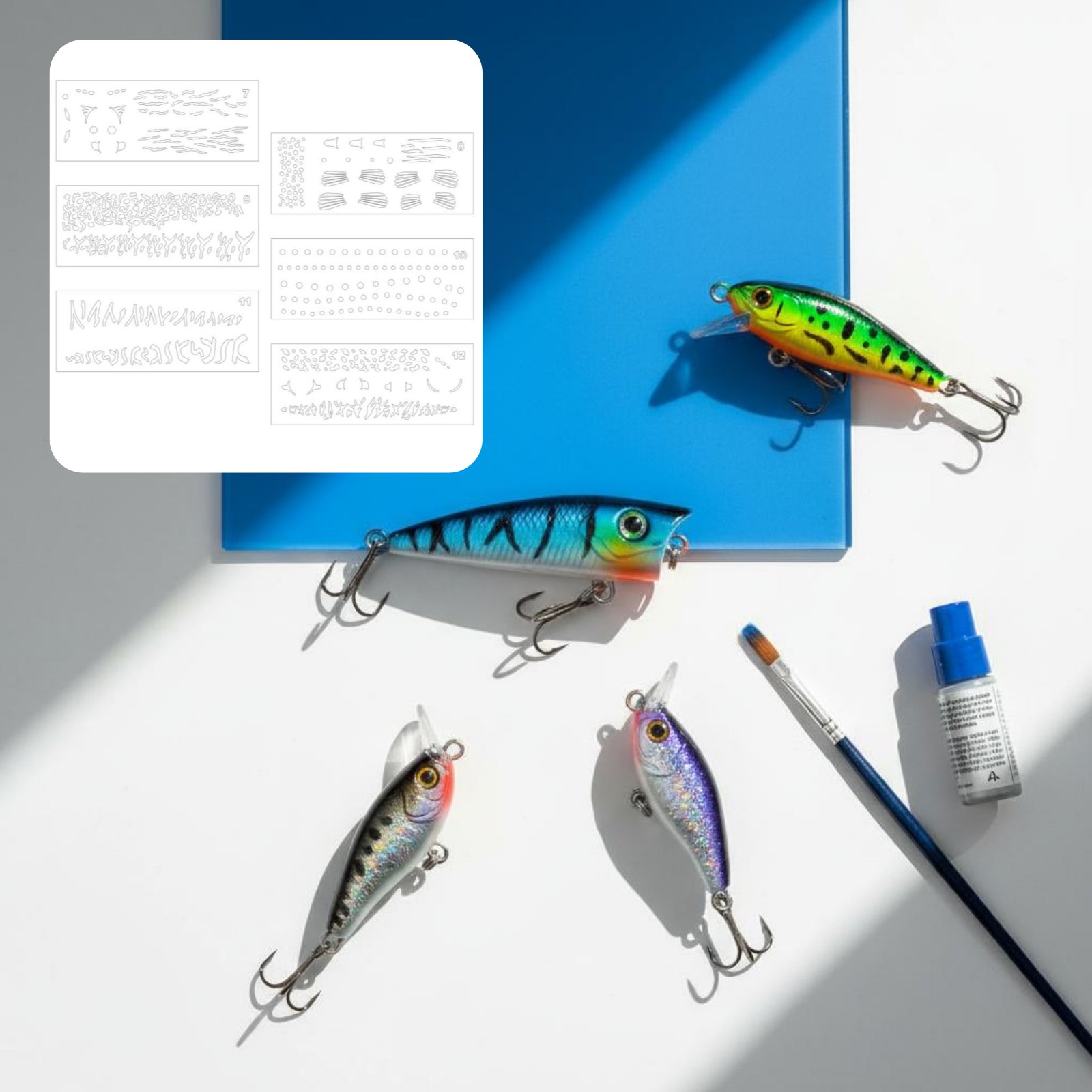 Molde de Pintura de Iscas DIY, - Fishing Lure avaliação e preço