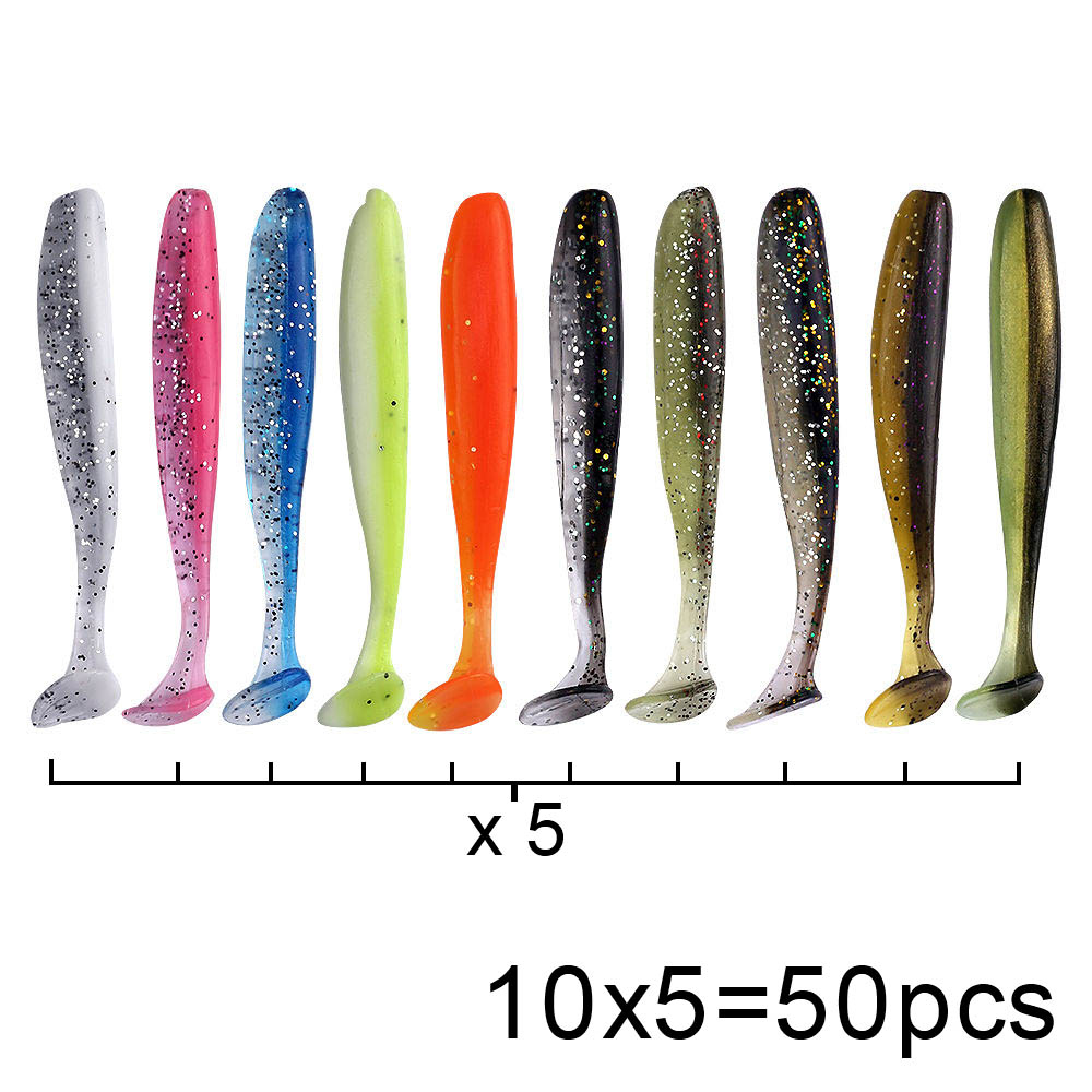 Qxo 50 pçs/lote isca de silico - Fishing Equipment Deals avaliação e preço