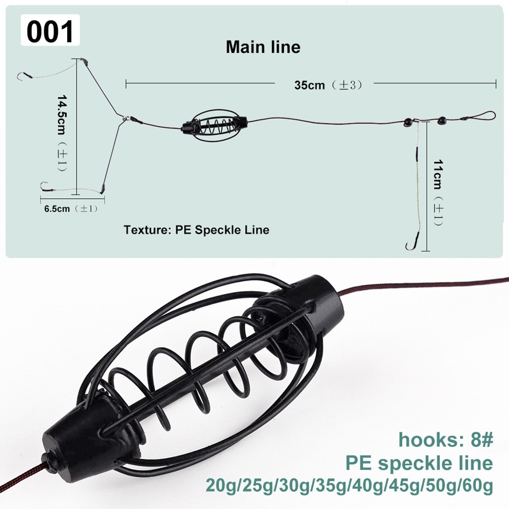 1 pçs alimentador de pesca da  - Braided Fishing Line avaliação e preço